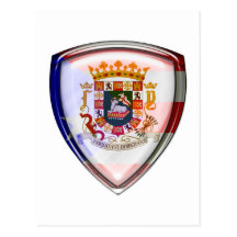 Puerto Rico - Seal on Shield Post Cards