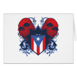 Puerto Rico Skulls Greeting Cards