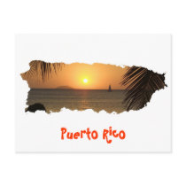 Puerto Rico Sunset Postcard
