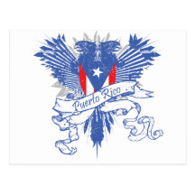 Puerto Rico Winged Postcard