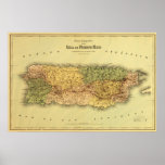 Puerto RicoPanoramic MapPuerto Rico Posters