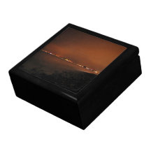 Puerto Vallarta Skyline at Night; No Greeting Gift Box