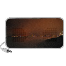 Puerto Vallarta Skyline at Night; No Greeting Laptop Speaker