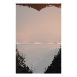 Puerto Vallarta Skyline at Night; No Greeting Stationery