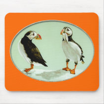 Puffin Bird Comical Art Gifts Mousepad