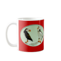 Puffin Bird Comical Art Gifts Coffee Mugs