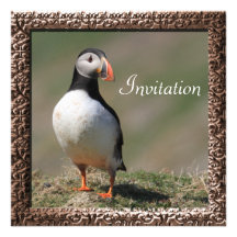 Puffin Party Invitation