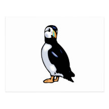 puffin post card