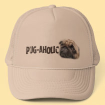 Pug-aholic hats
