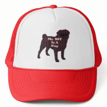 Pug BFF Gifts Trucker Hats