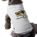 Pug  Breast Cancer Pet Clothing