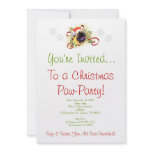 Pug Christmas Invitation