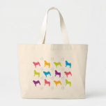 Pug Colours Hearts and Stars! Bags