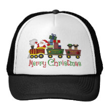 Pug Couple in ChooChoo Train Mesh Hats