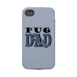 Pug DAD Tough Iphone 4 Cover