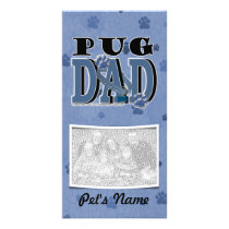 Pug DAD Photo Card