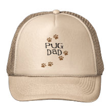 Pug Dad Trucker Hats