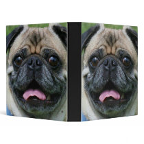 Pug Dog binder