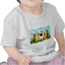 Pug Dog Butterfly Tee Shirt