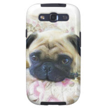 Pug dog galaxy s3 cover