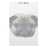 Pug dog stationary stationery