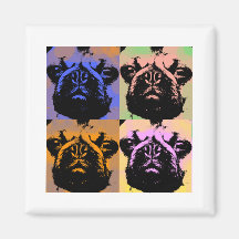 Pug Fridge Magnet