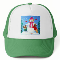 Pug Frosty's Helpers HAT