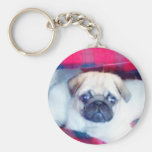 Pug keychain