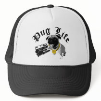 Pug Life $17.95 (11 colours) Trucker Hat