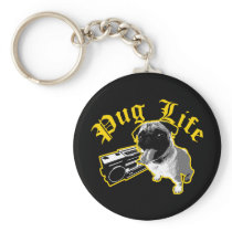 Pug Life $7.50 Collectable Keychain