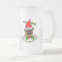 Pug  Lovers Christmas Gifts Coffee Mug