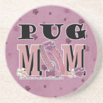Pug MOM coasters