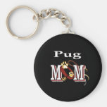 pug mom Keychain