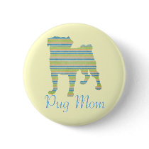 Pug Mom Summer Stripes