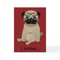 Pug Mother's Day Card