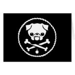 Pug Pirate Card