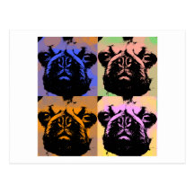 Pug Post Card