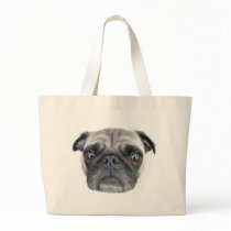 Pug Tote Bag