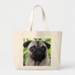 Pug tote bag