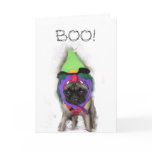 Pug Witch Card