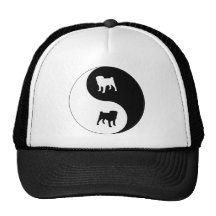 Pug Yin Yang Trucker Hats