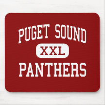 Puget Sound - Panthers - High - Lacey Washington Mousepads