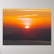 Puget Sound sunset Poster