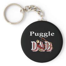 puggle dad Keychain