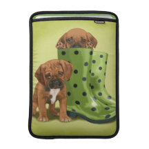 Puggle dans les bottes poches pour macbook air