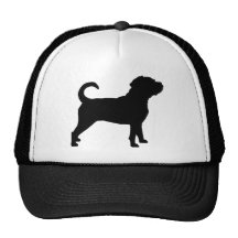 Puggle Dog Silhouette Trucker Hat