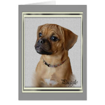 Puggle Lovers Gifts Card