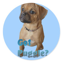 Puggle Lovers Gifts Sticker