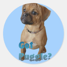 Puggle Lovers Gifts Sticker