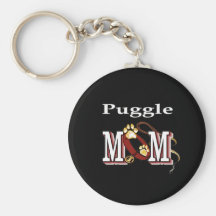 puggle mom Keychain